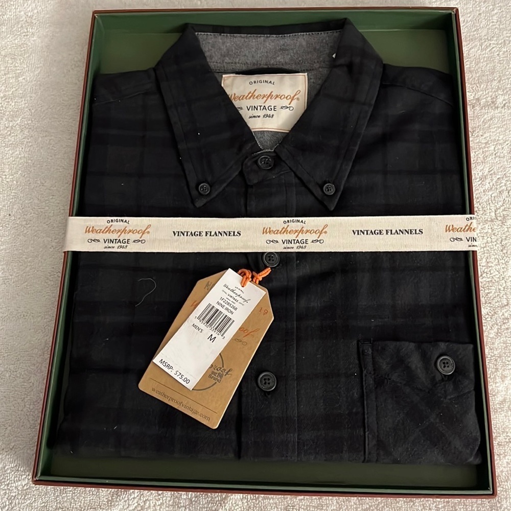 Weatherproof Vintage Mens Flannel Shirt